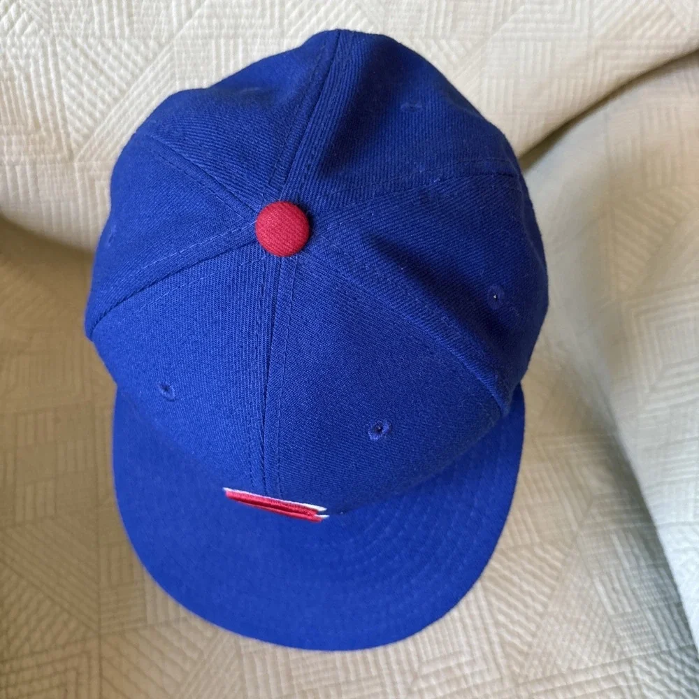 Chicago Cubs New Era 59FIFTY Fitted Hat Size 7 1/8 Royal Blue MLB Baseball Cap
